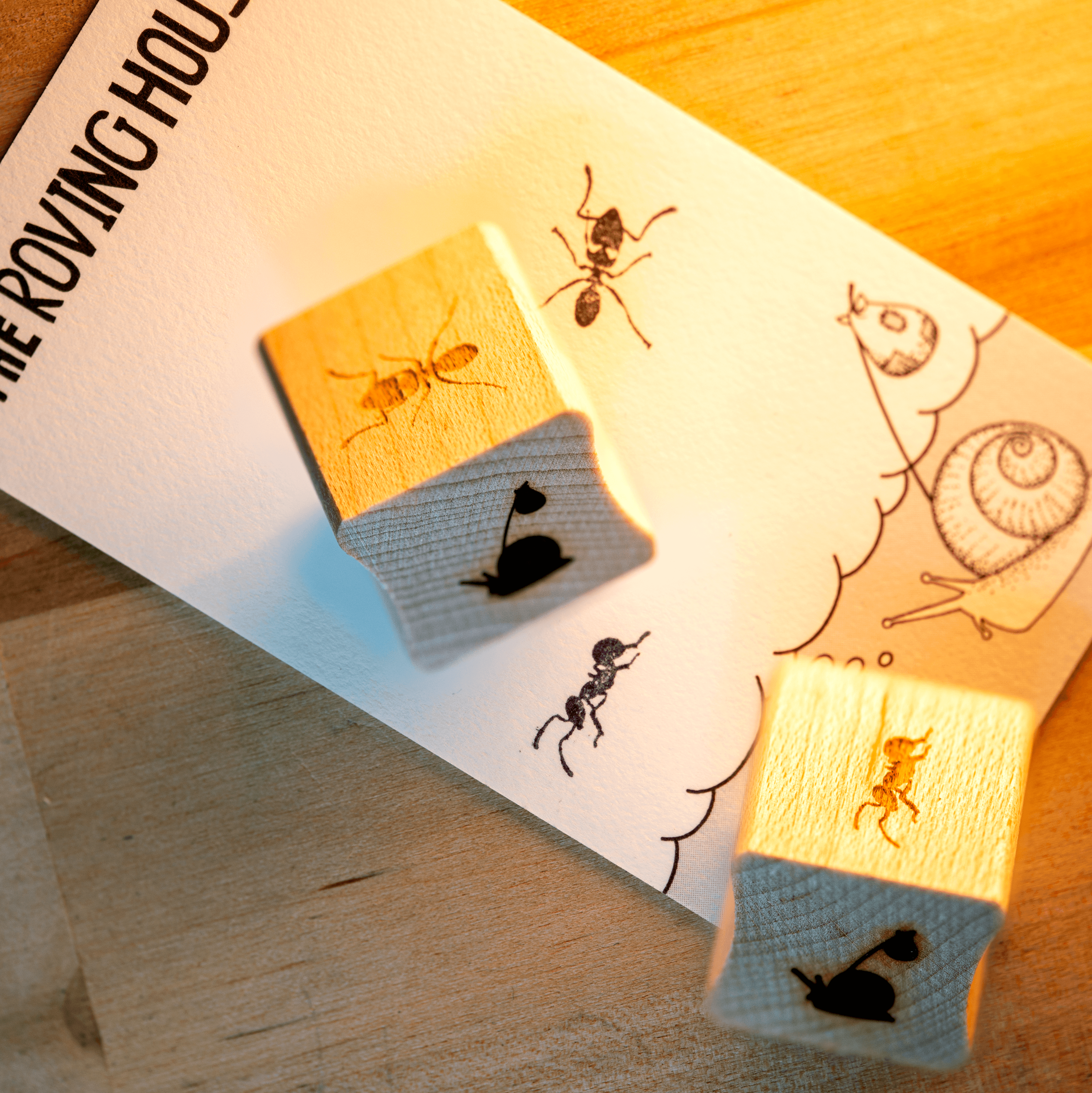 Ant Stamps by The Roving House