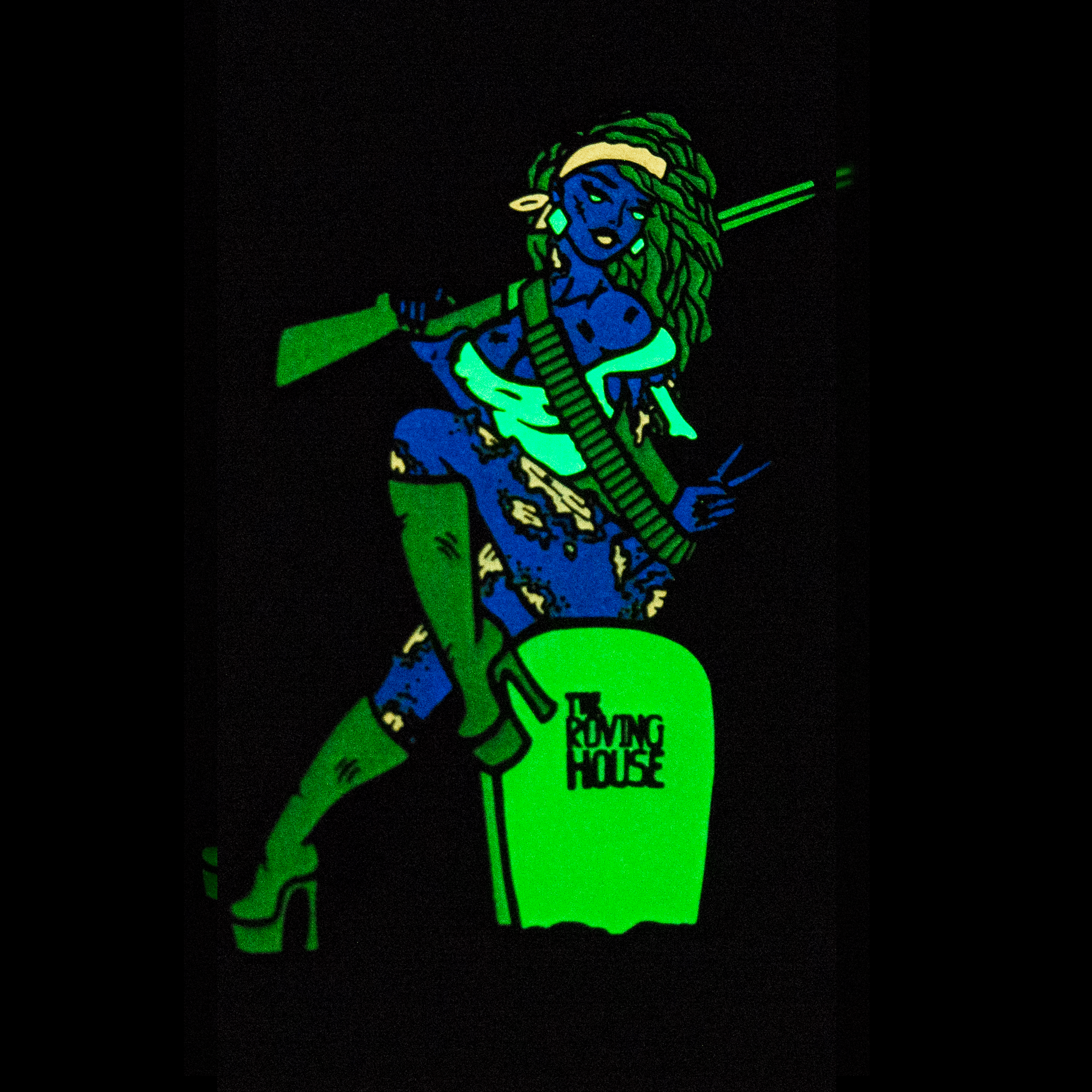 Billie 2021 Zombie Pin-up - “Electric Blue"