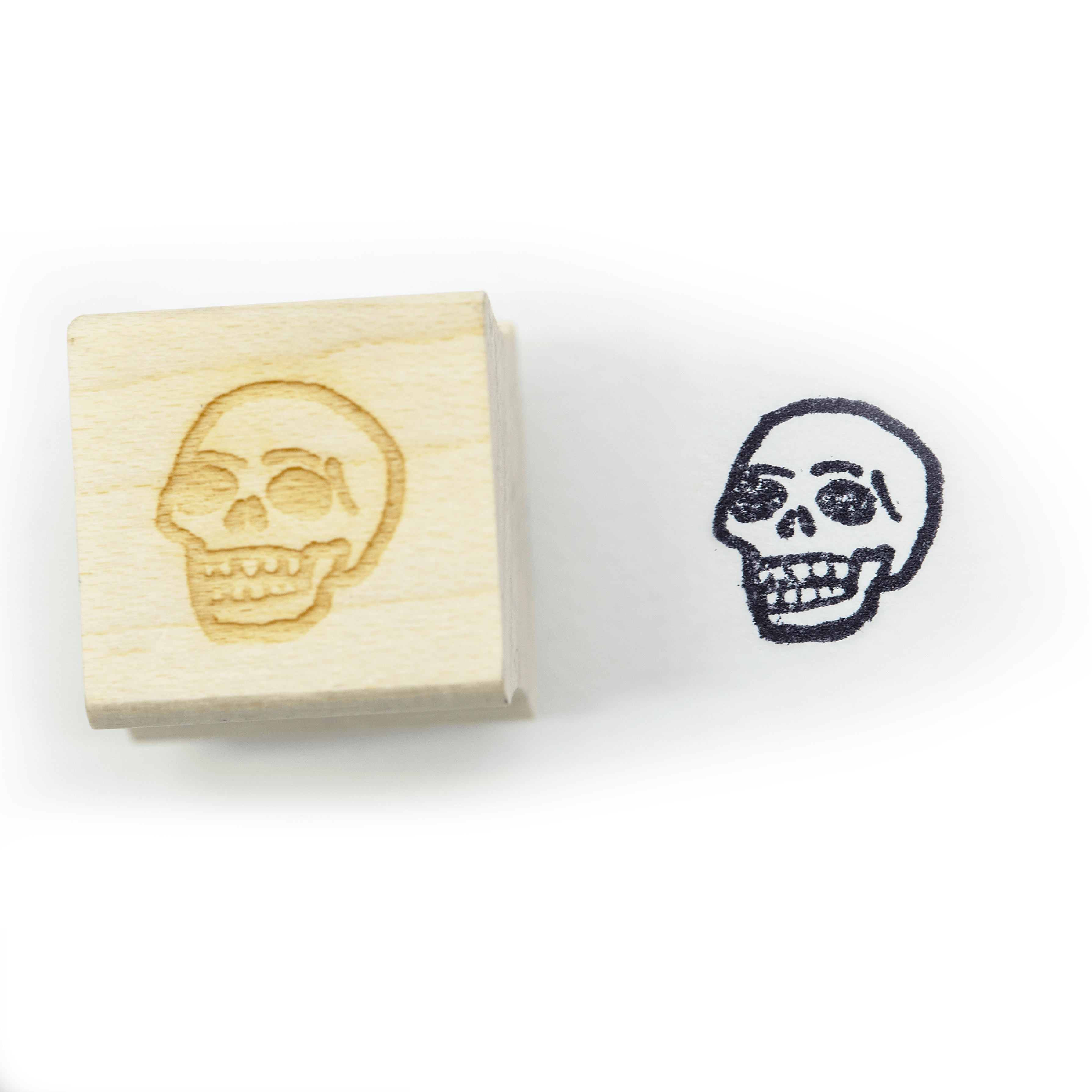 Little Skull Stamp Block