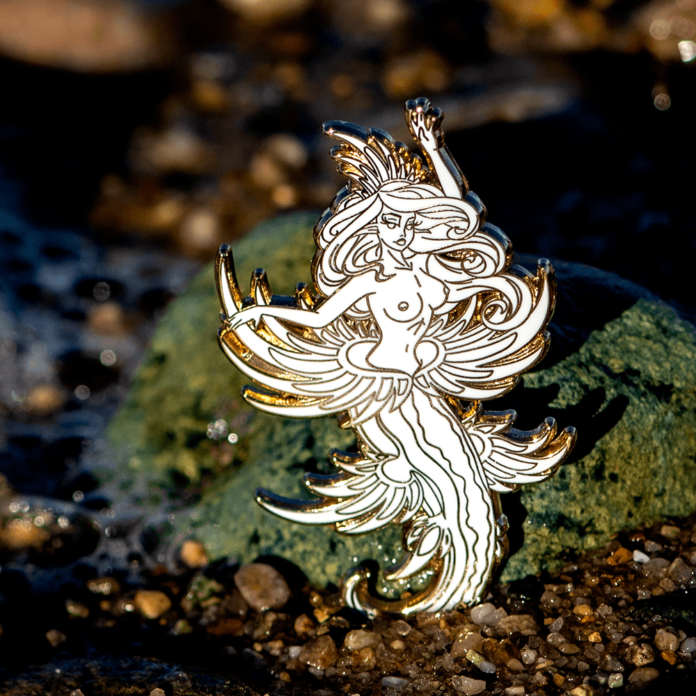 Atlantica Enamel pin - Whiteout by The Roving House