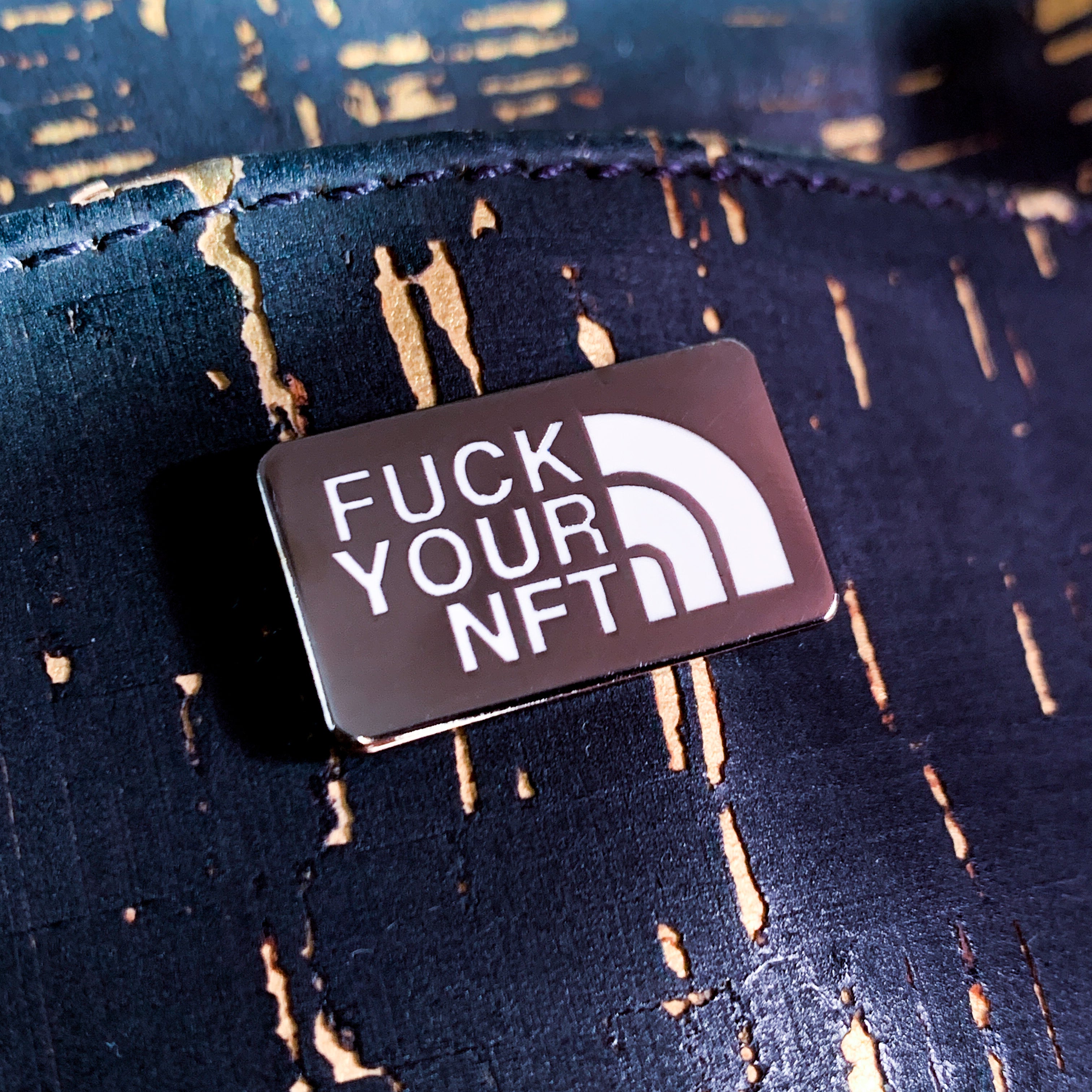 Fuck Your NFT Enamel Pin by The Roving House