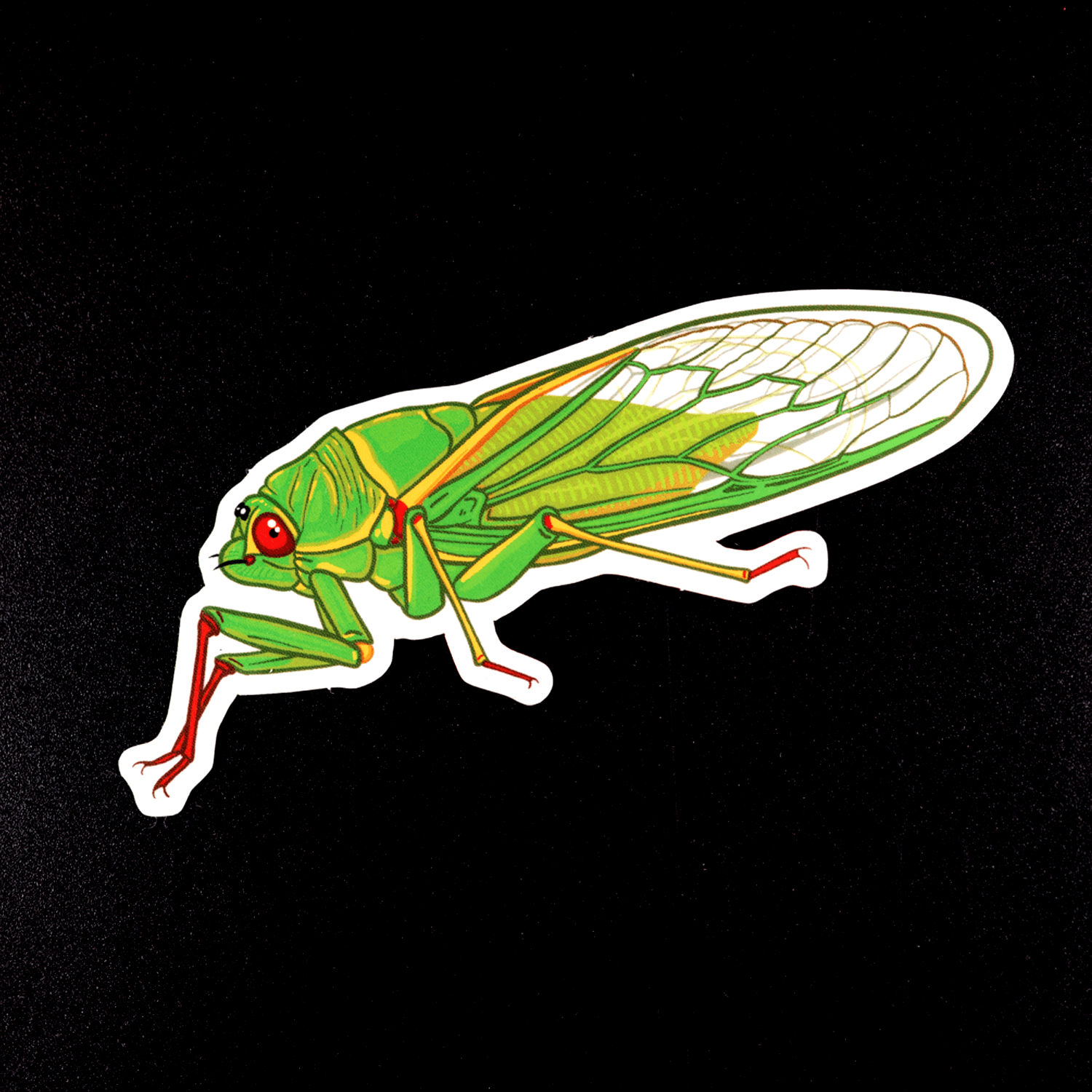 Greengrocer Cicada Sticker by The Roving House