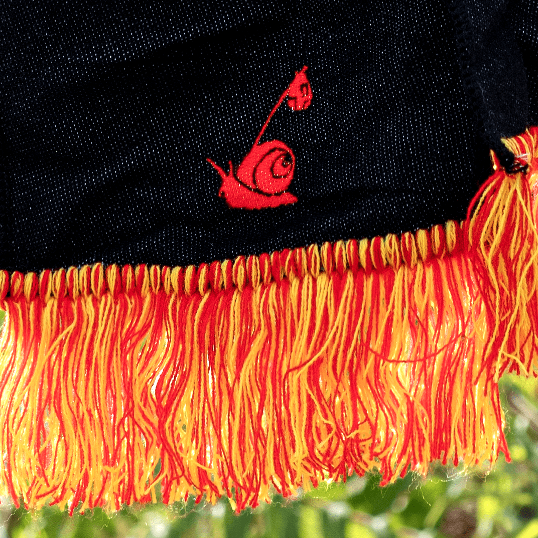 Cherry Millipede Spotter Scarf by The Roving House