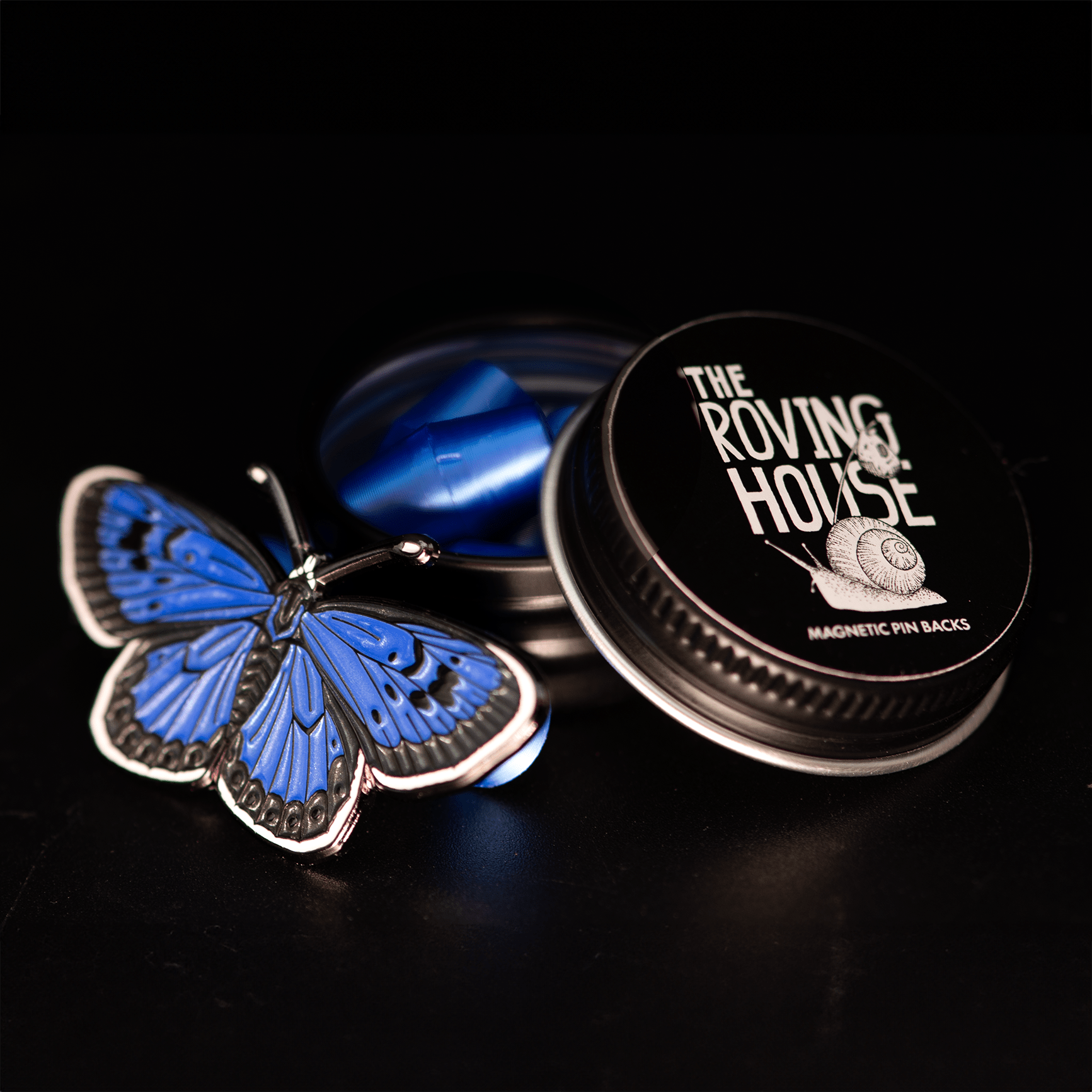 Magnetic Pin Backs for Enamel Pins by The Roving House
