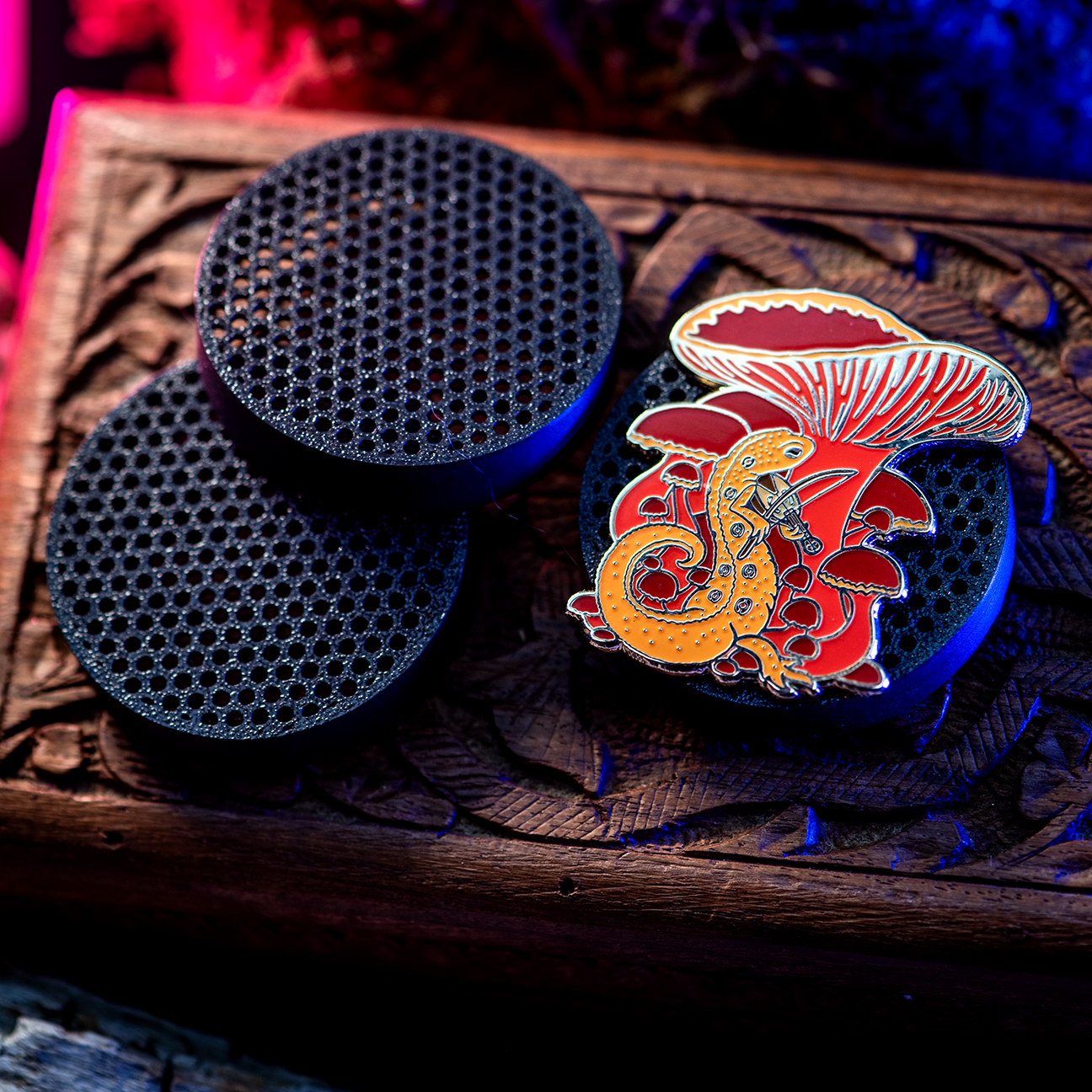 Pin Tokens for Tabletop Gaming by The Roving House