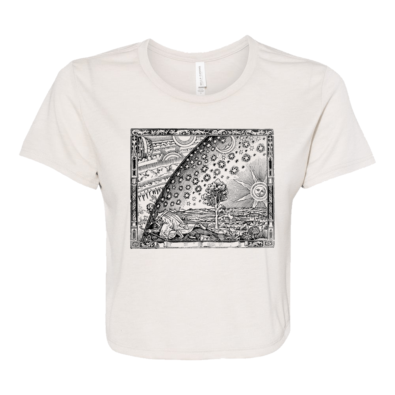 Flammarion Engraving Crop Top