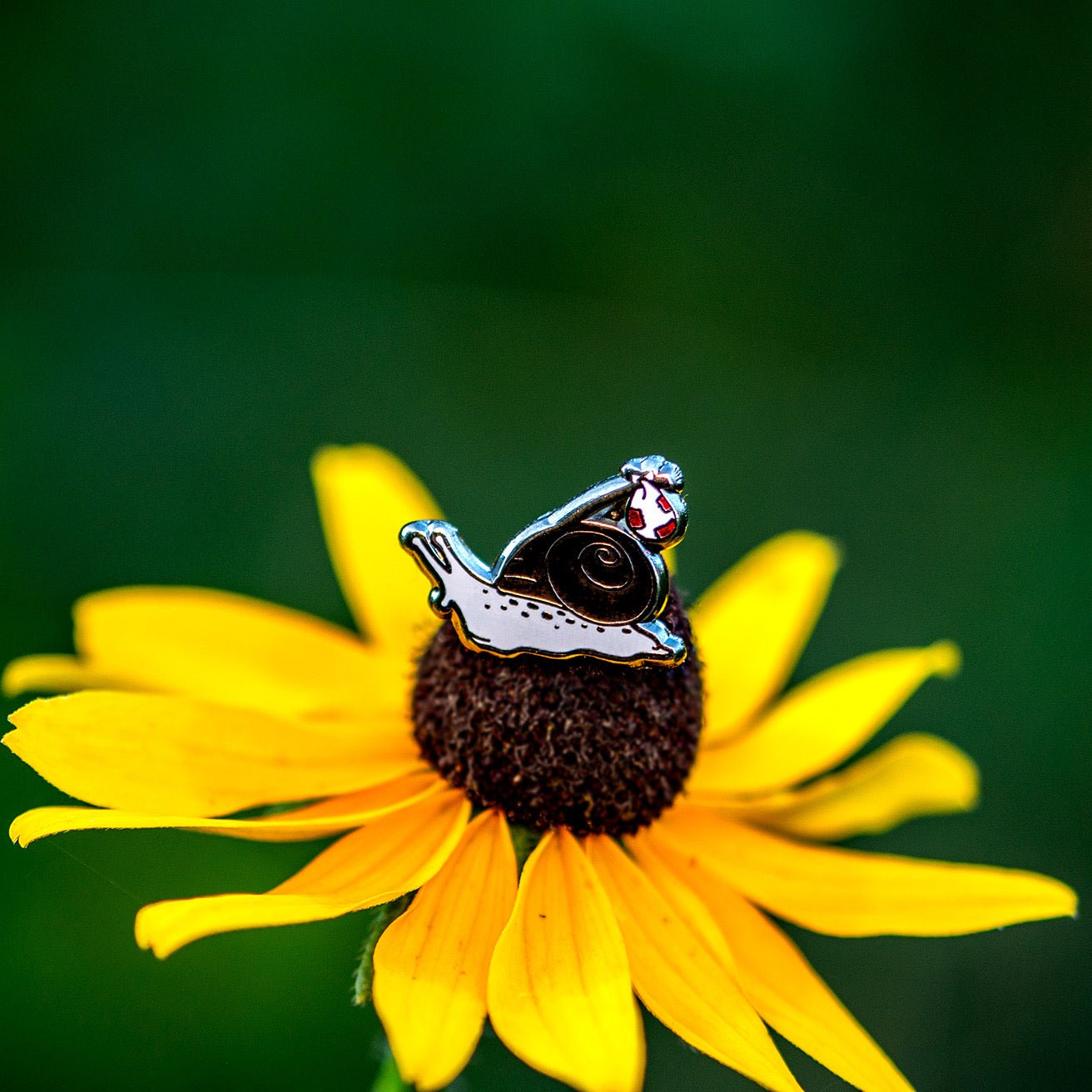 Rover the Snail Mini Pin | "Deathly Bloom" by The Roving House