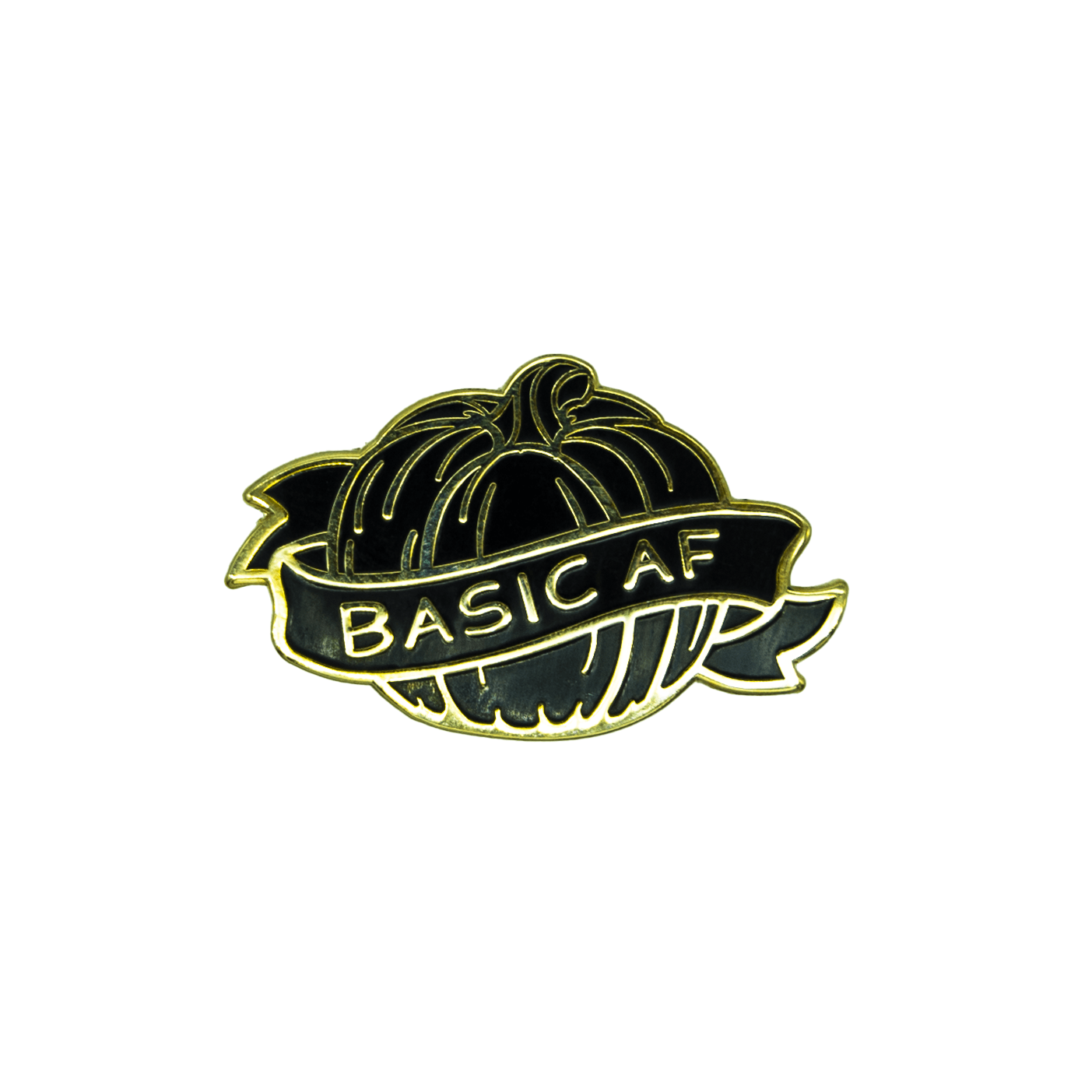 Blackout Basic AF Pumpkin | Gold Club Pin