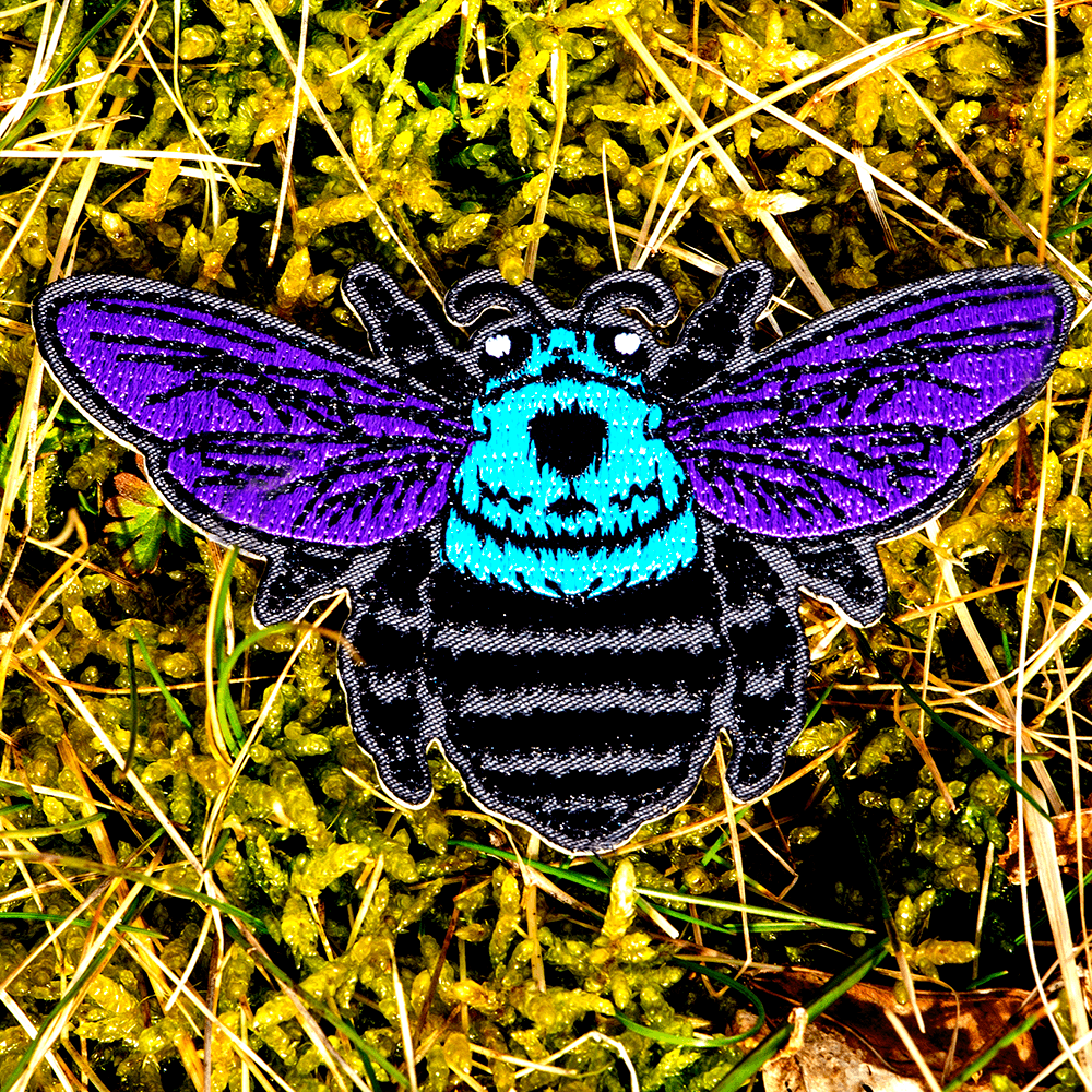 Blue Carpenter Bee Patch by The Roving House
