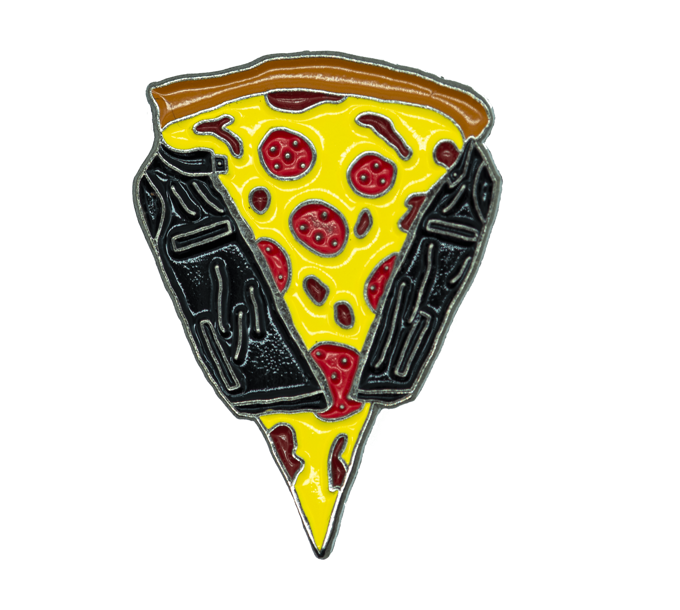 Choas Pizza Jacket Pin