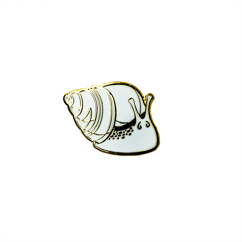 Whiteout Emma Snail | Gold Club Pin