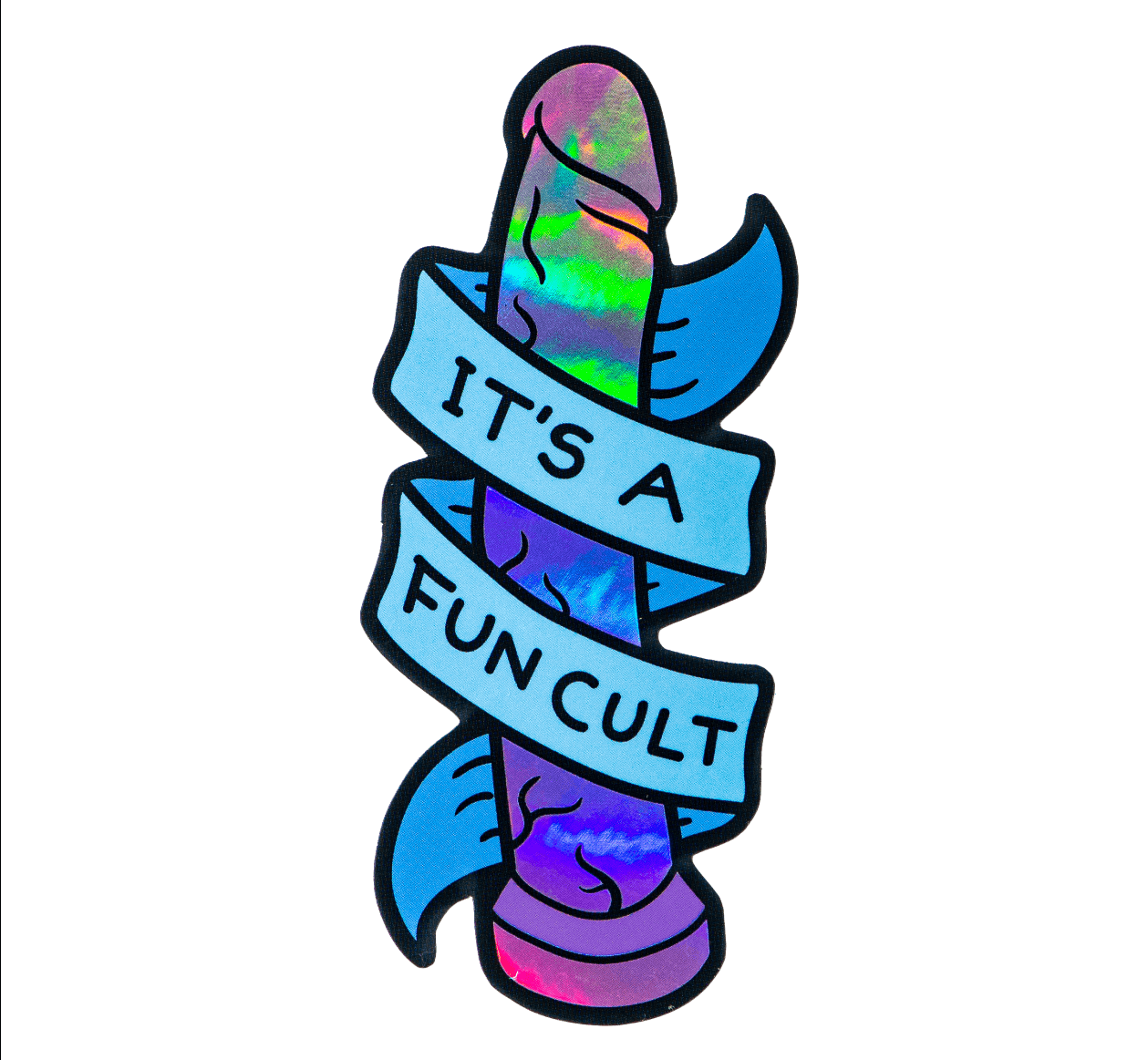 Fun Cult Holographic Sticker
