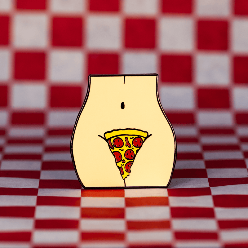Hot-N-Ready Enamel Pizza Pin by The Roving House