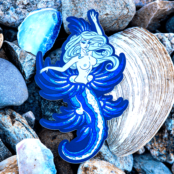 Atlantica Nudibranch Fairy Sticker by The Roving House