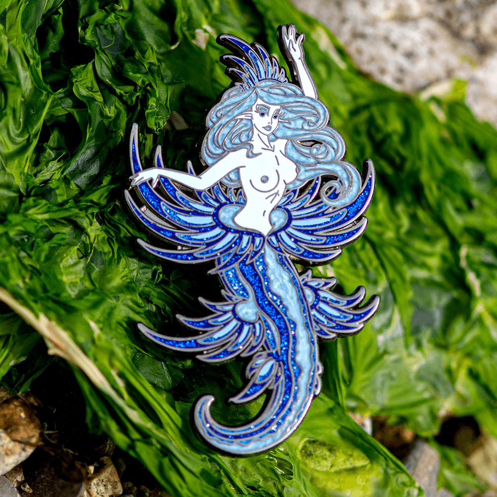 Atlantica Nudibranch Sea Fairy Pin - Glitter by The Roving House