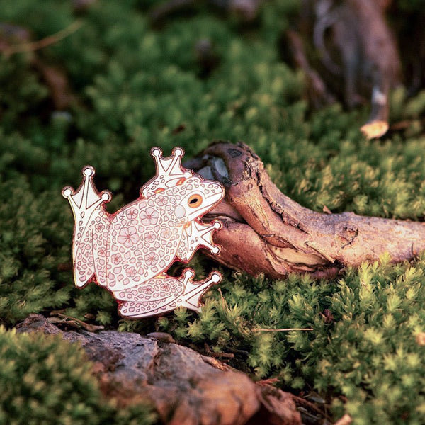 Spring Peeper Frog Pin by The Roving House