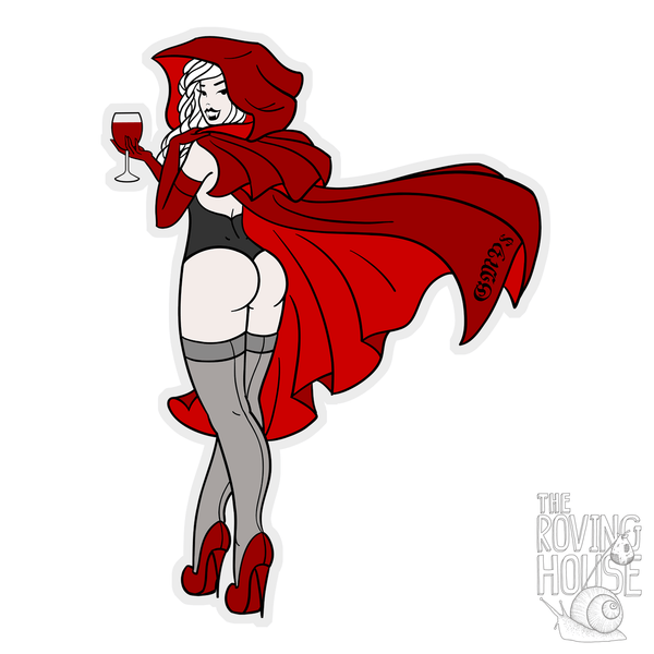 GMY$ Ingrid Vinyl Vampire Sticker