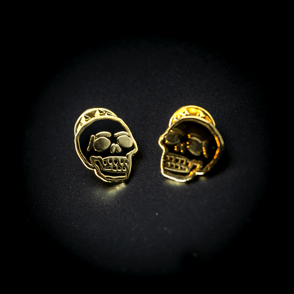 Little Skulls Enamel Pin Right - Blackout by The Roving House