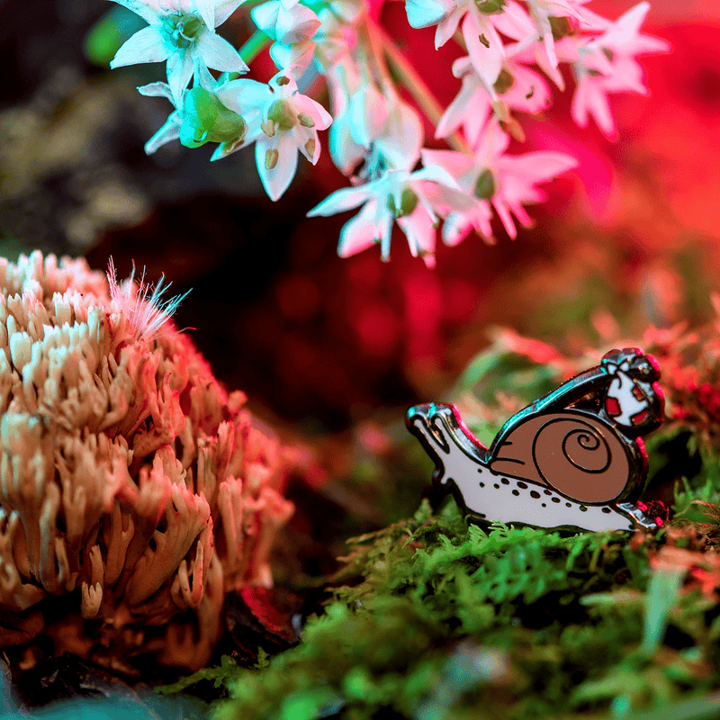Rover the Snail Mini Pin by The Roving House