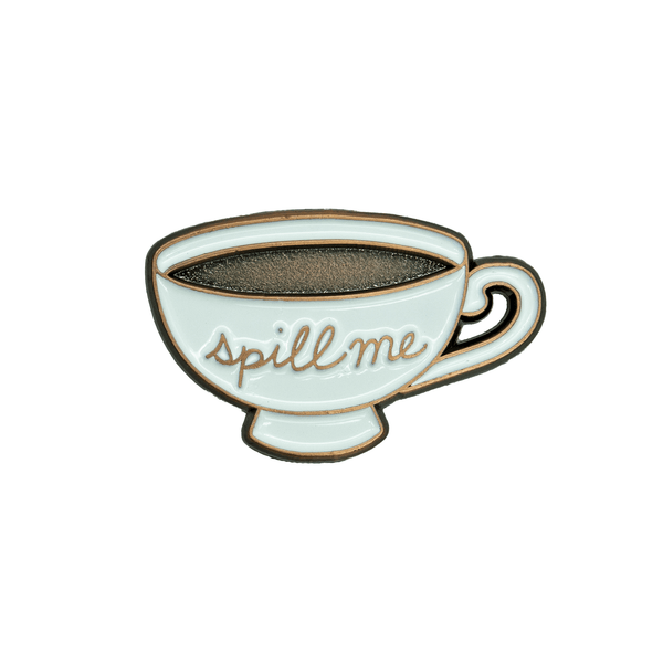 Spill Me Teacup v2.0 - "The White Queen's Pin" ♕