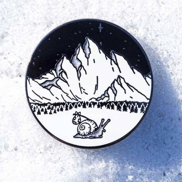 Winter Wander Enamel Pin by The Roving House